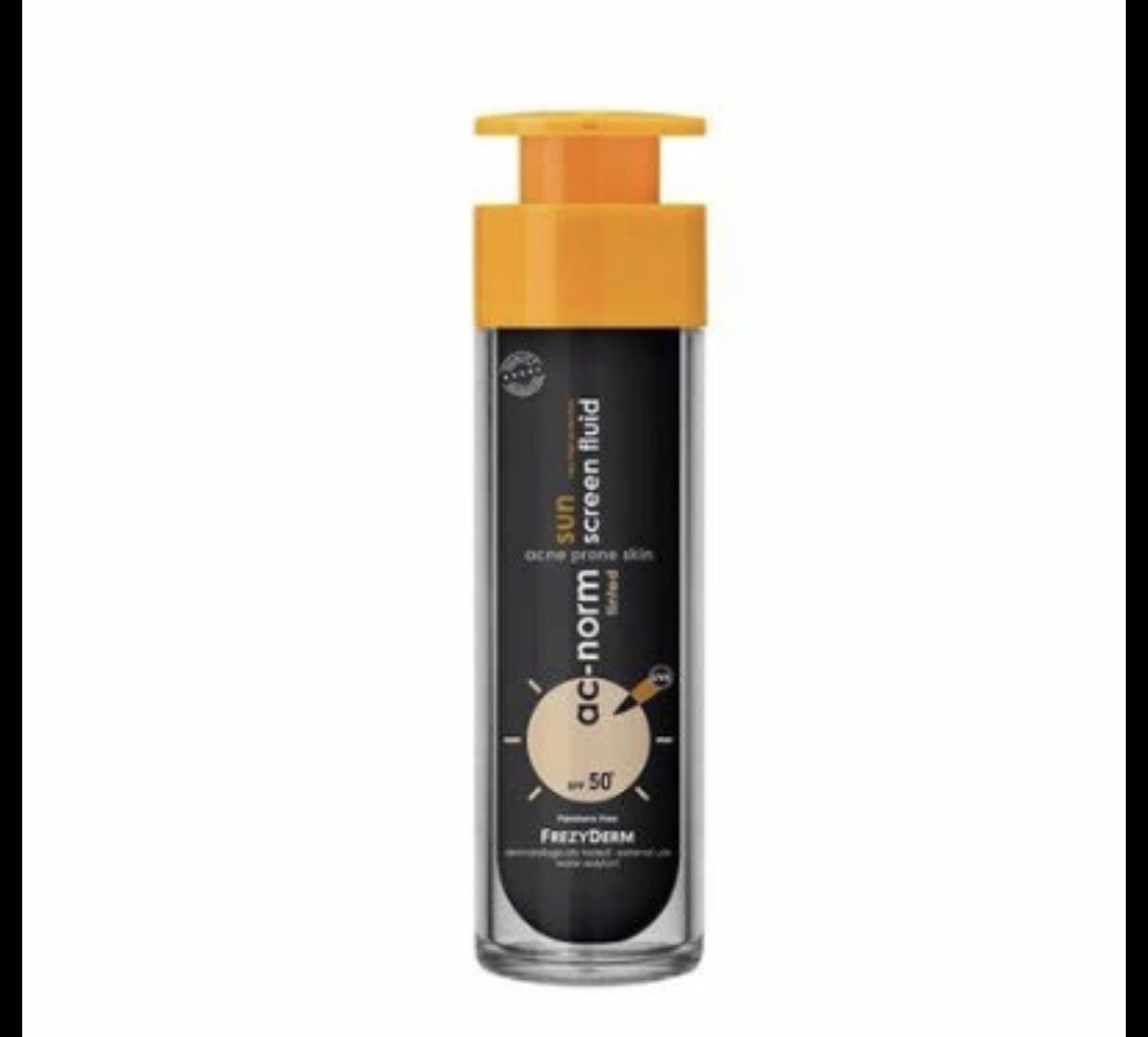 (العربية) FREZYDERM- AC-Norm Sunscreen Fluid Tinted SPF 50- 50Ml - Image 1