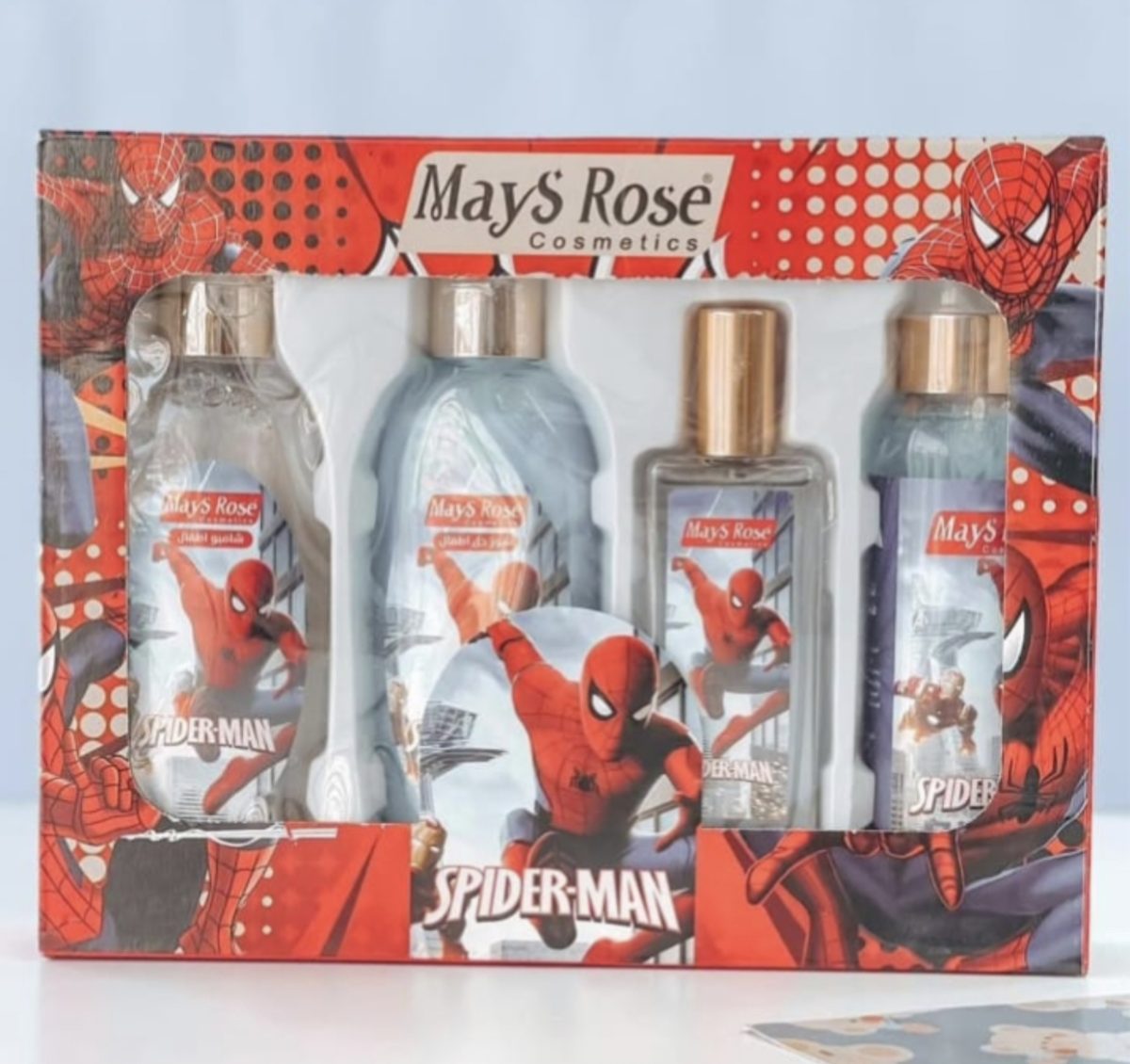 (العربية) May’s Rose Spider-Man Kids Care Set - Image 1