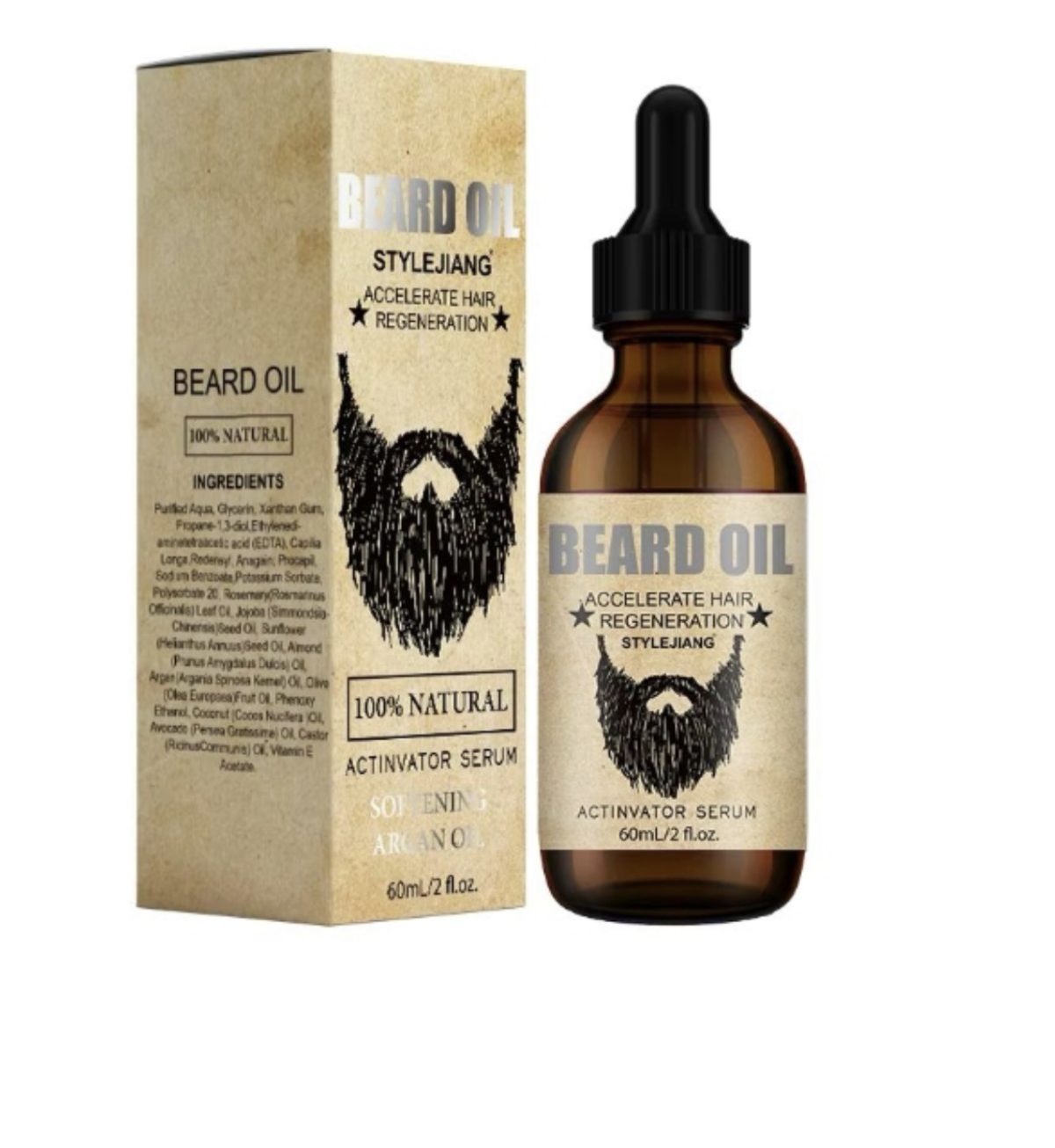 ⁦Accelerate Hair Regeneration Beard Oil⁩ - الصورة ⁦1⁩
