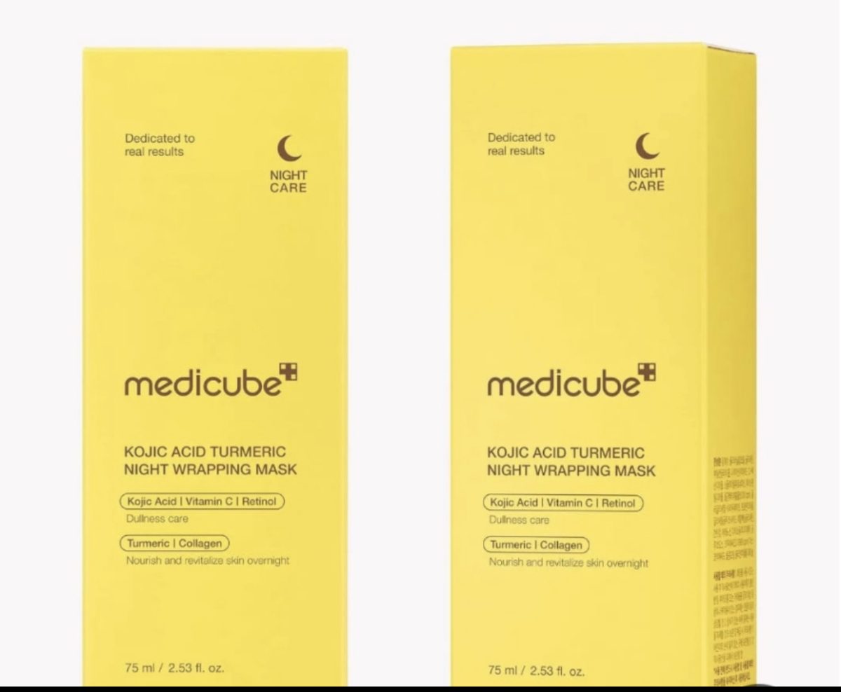 (العربية) MEDICUBE- Kojic Acid Turmeric Night Wrapping Mask - Image 1