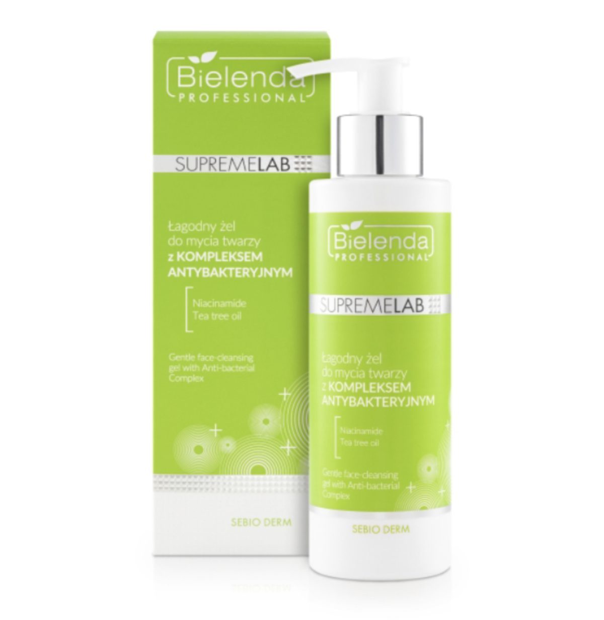 ⁦BIELENDA PROFESSIONAL- Supremelab Sebio Derm Gentle Face-Cleansing Gel with Anti-bacterial Complex- 200G⁩ - الصورة ⁦1⁩