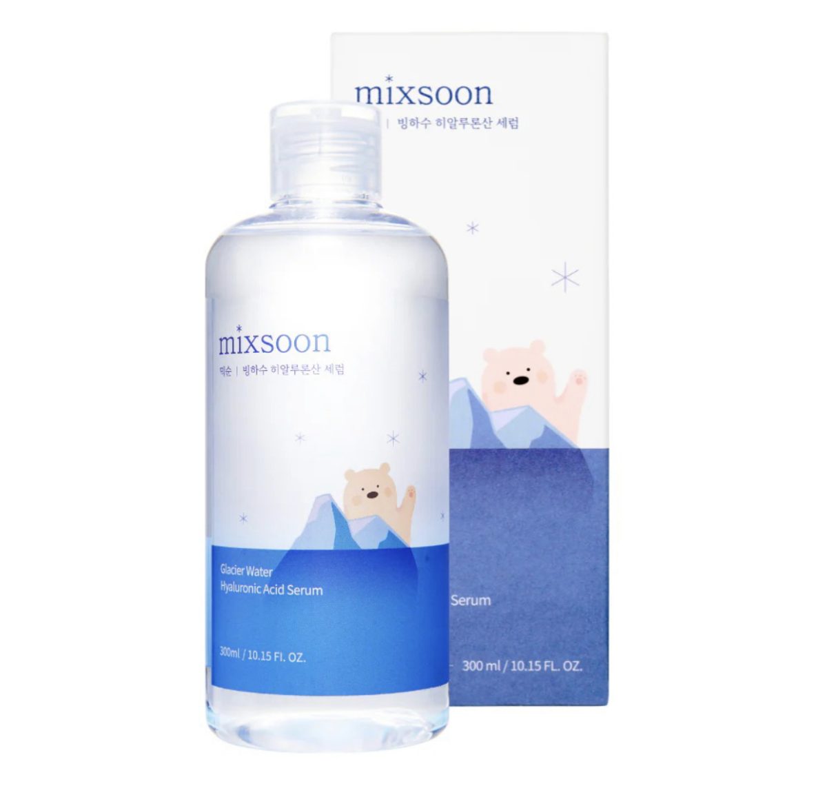 (العربية) MIXSOON- Glacier Water Hyaluronic Acid Serum- 300Ml - Image 1